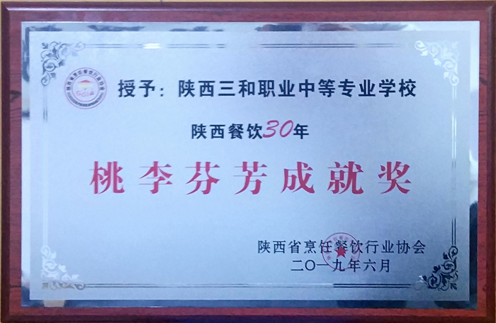 陕西杏鑫职业中专喜获行业大奖